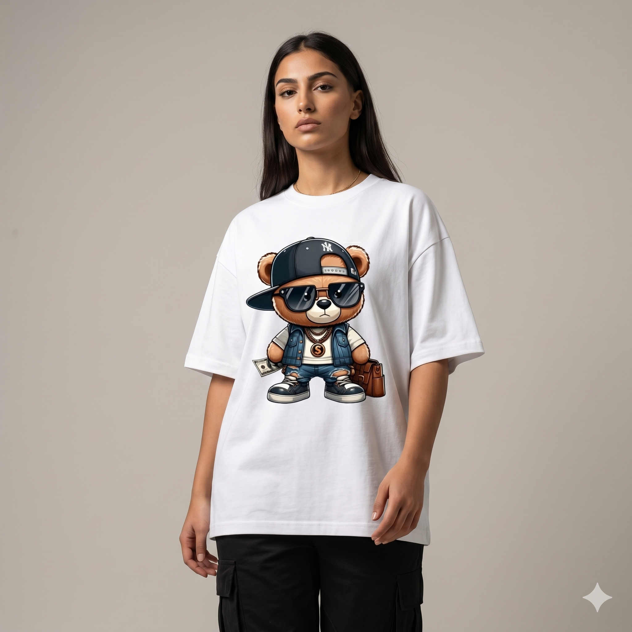 Gemini_Generated_Image_nfxo5vnfxo5vnfxo Oversize T-Shirt - Image 1